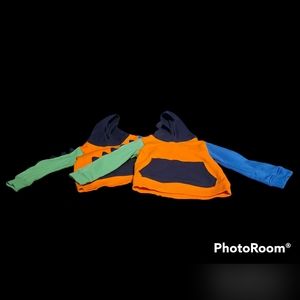 Lot of 2 Toddler Dinosaur Hoodies. Size 18M and 2T perfect for twins